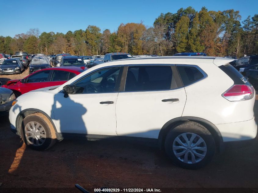 2016 Nissan Rogue S VIN: KNMAT2MV9GP616276 Lot: 40892929