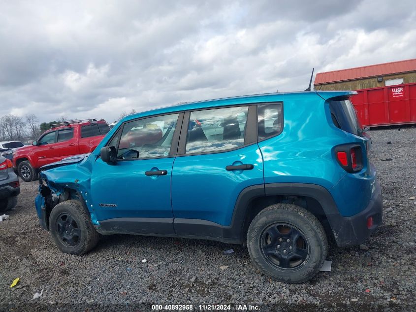 2019 Jeep Renegade Sport 4X4 VIN: ZACNJBABXKPK59359 Lot: 40892958