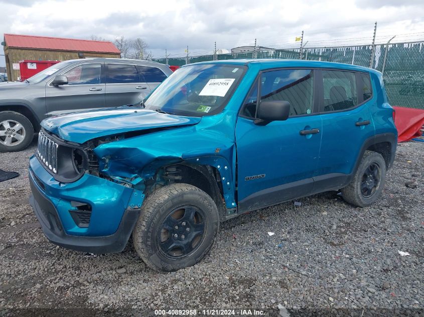 2019 Jeep Renegade Sport 4X4 VIN: ZACNJBABXKPK59359 Lot: 40892958