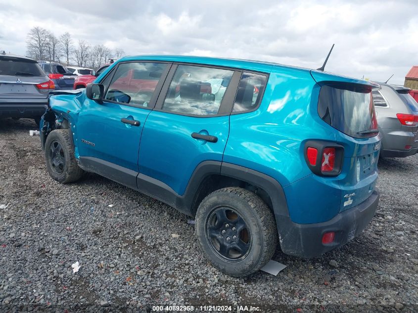 2019 Jeep Renegade Sport 4X4 VIN: ZACNJBABXKPK59359 Lot: 40892958