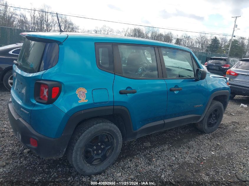 2019 Jeep Renegade Sport 4X4 VIN: ZACNJBABXKPK59359 Lot: 40892958