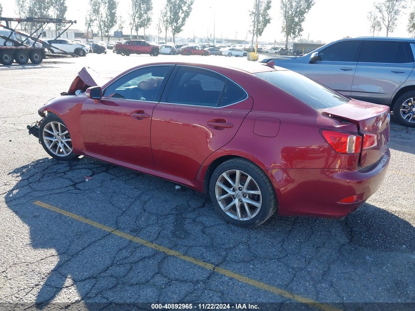 Vin: jthbf5c20b5142922, lot: 41382657, lexus is 250 20113