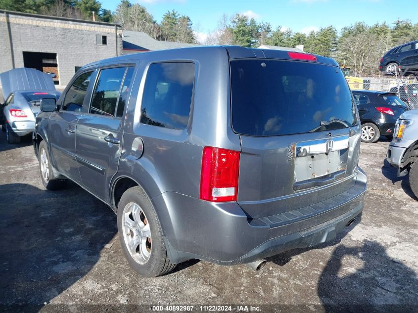 2012 Honda Pilot Ex-L VIN: 5FNYF4H57CB003380 Lot: 40892987