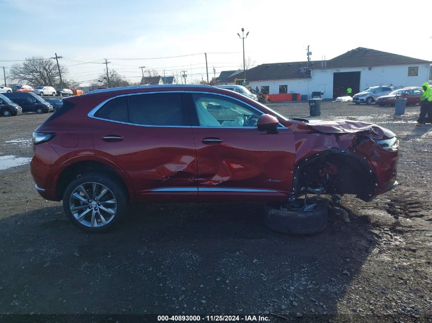 2021 Buick Envision Awd Avenir VIN: LRBFZSR45MD166576 Lot: 40893000