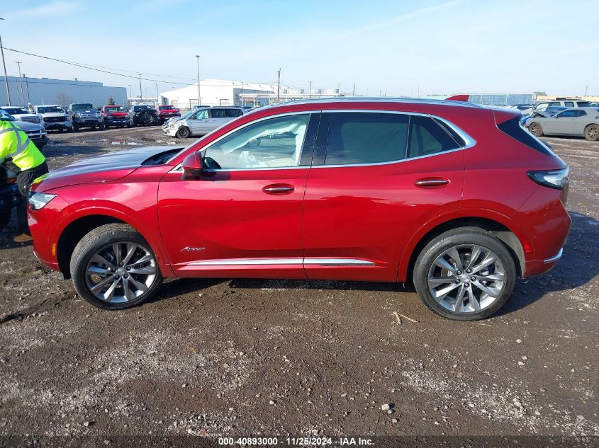 2021 Buick Envision Awd Avenir VIN: LRBFZSR45MD166576 Lot: 40893000