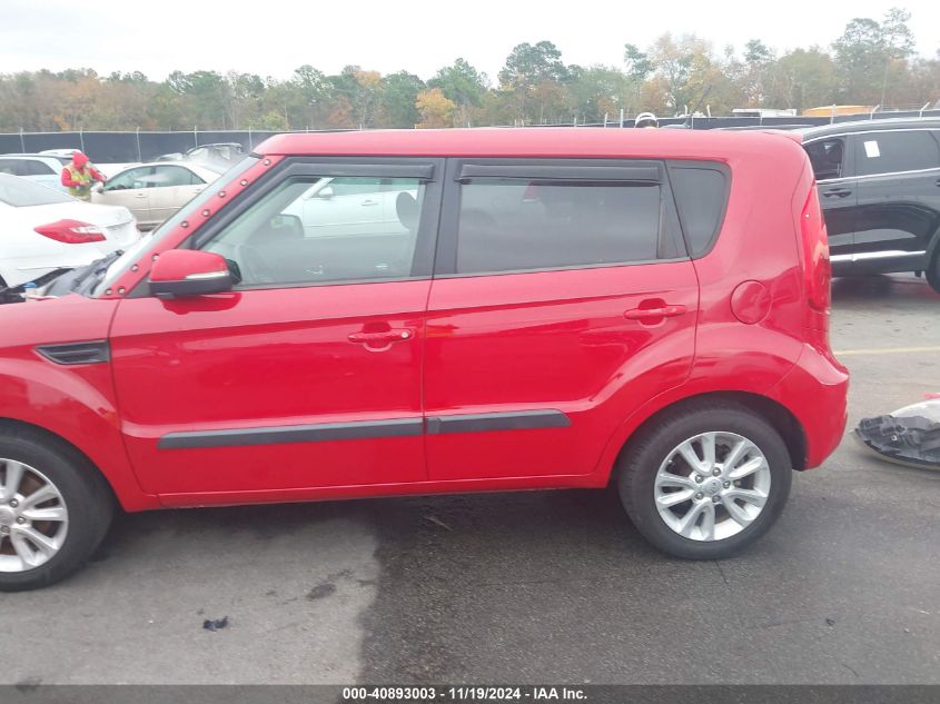 2012 Kia Soul + VIN: KNDJT2A68C7436360 Lot: 40893003