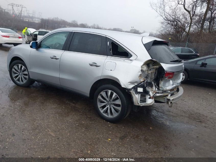 VIN 5FRYD4H49EB027209 2014 Acura MDX, Technology Pa... no.3