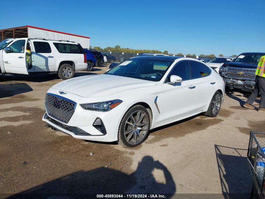 VIN KMTG44LA4MU073578 2021 GENESIS G70 no.2