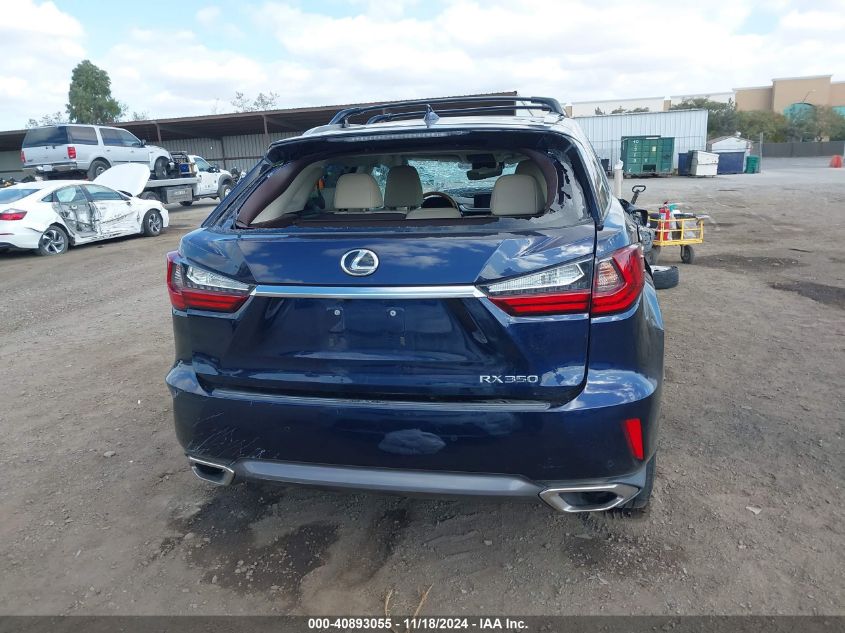 2016 Lexus Rx 350 VIN: 2T2ZZMCAXGC005243 Lot: 40893055