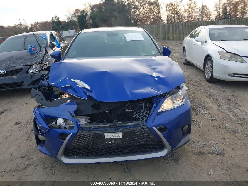 VIN JTHKD5BH9F2217474 2015 Lexus CT, 200H no.12