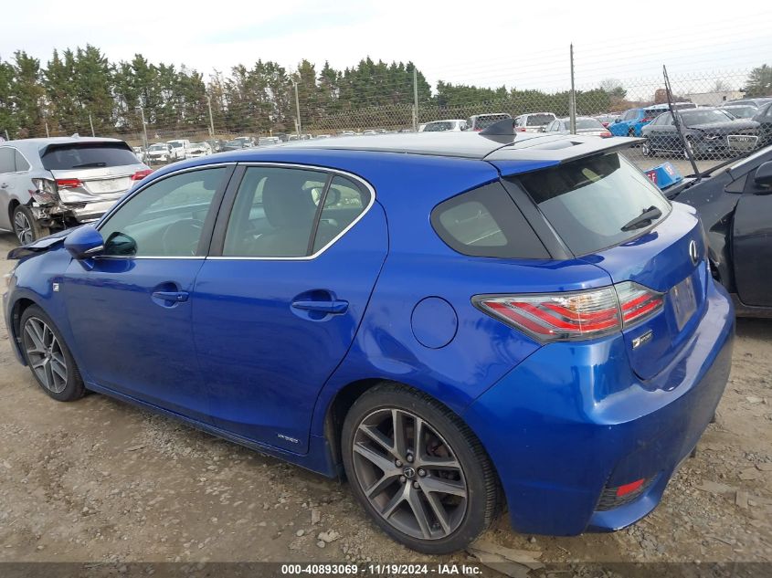 VIN JTHKD5BH9F2217474 2015 Lexus CT, 200H no.14