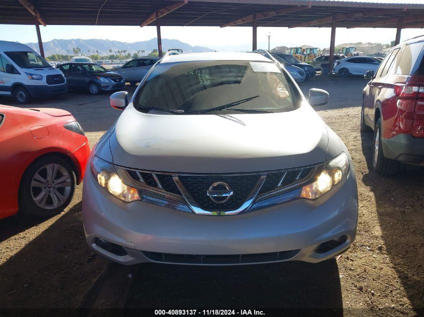 2013 Nissan Murano Sv VIN: JN8AZ1MU8DW206008 Lot: 40893137