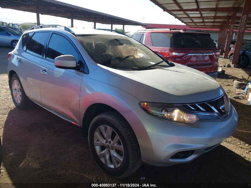 2013 Nissan Murano Sv VIN: JN8AZ1MU8DW206008 Lot: 40893137