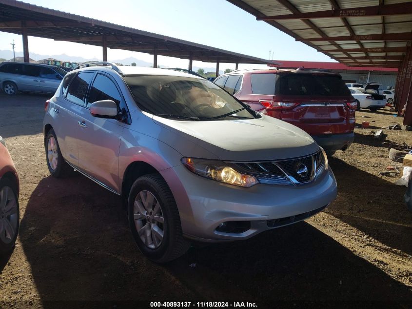 VIN JN8AZ1MU8DW206008 2013 Nissan Murano, SV no.1