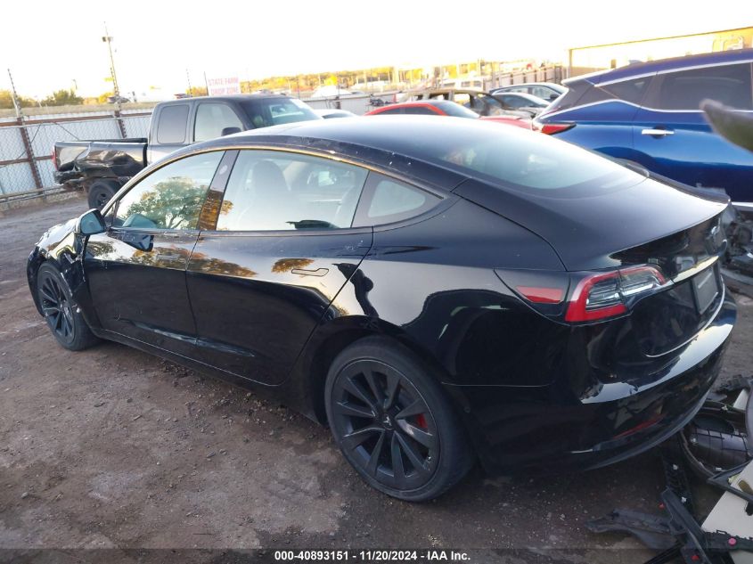 2022 Tesla Model 3 Rear-Wheel Drive VIN: 5YJ3E1EA0NF189490 Lot: 40893151