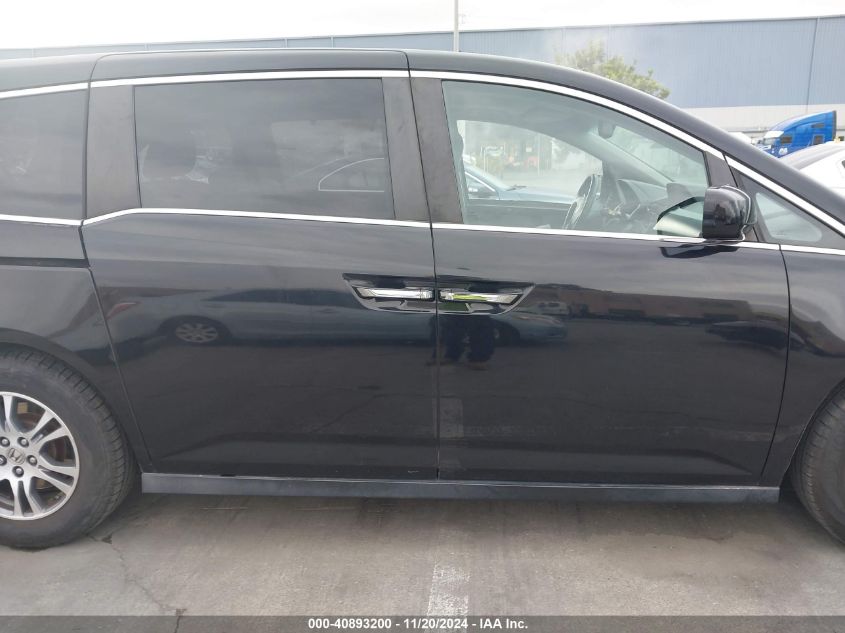 2013 Honda Odyssey Ex-L VIN: 5FNRL5H65DB090757 Lot: 40893200