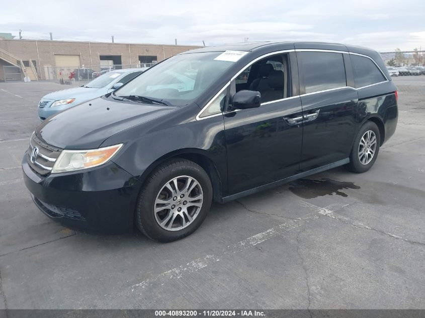 VIN 5FNRL5H65DB090757 2013 Honda Odyssey, Ex-L no.2