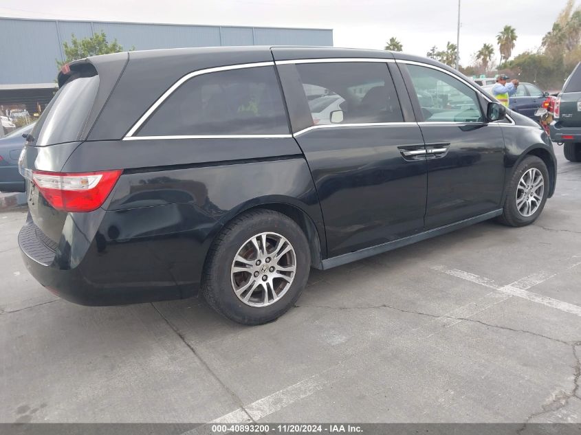 VIN 5FNRL5H65DB090757 2013 Honda Odyssey, Ex-L no.4