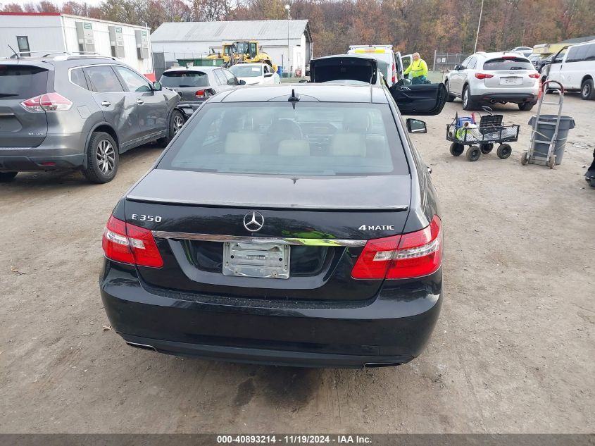 2011 Mercedes-Benz E 350 4Matic VIN: WDDHF8HB8BA438273 Lot: 40893214