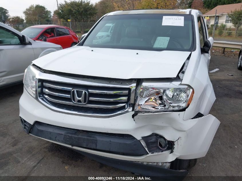 2015 Honda Pilot Ex-L VIN: 5FNYF4H51FB010541 Lot: 40893246