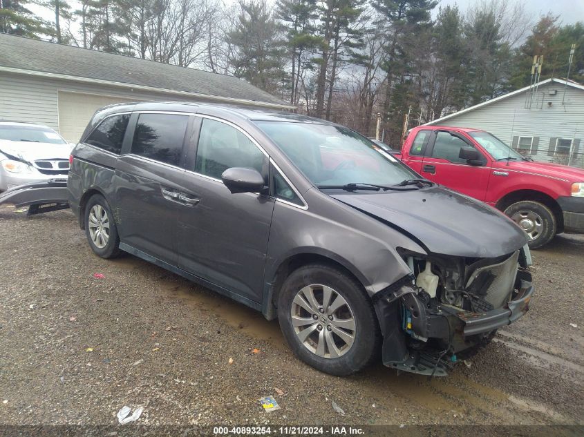 2014 Honda Odyssey Ex-L VIN: 5FNRL5H68EB024835 Lot: 40893254