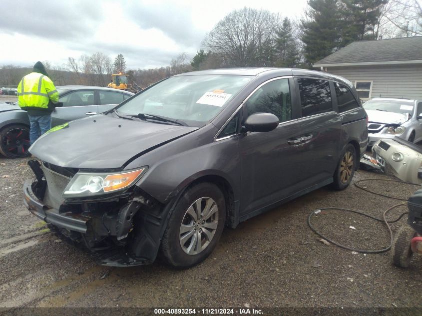 2014 Honda Odyssey Ex-L VIN: 5FNRL5H68EB024835 Lot: 40893254