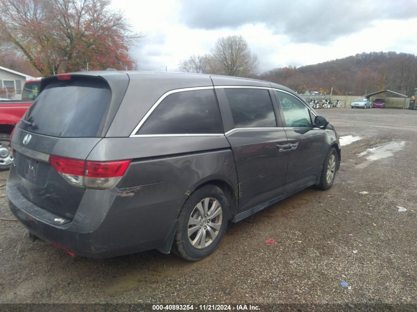 2014 Honda Odyssey Ex-L VIN: 5FNRL5H68EB024835 Lot: 40893254