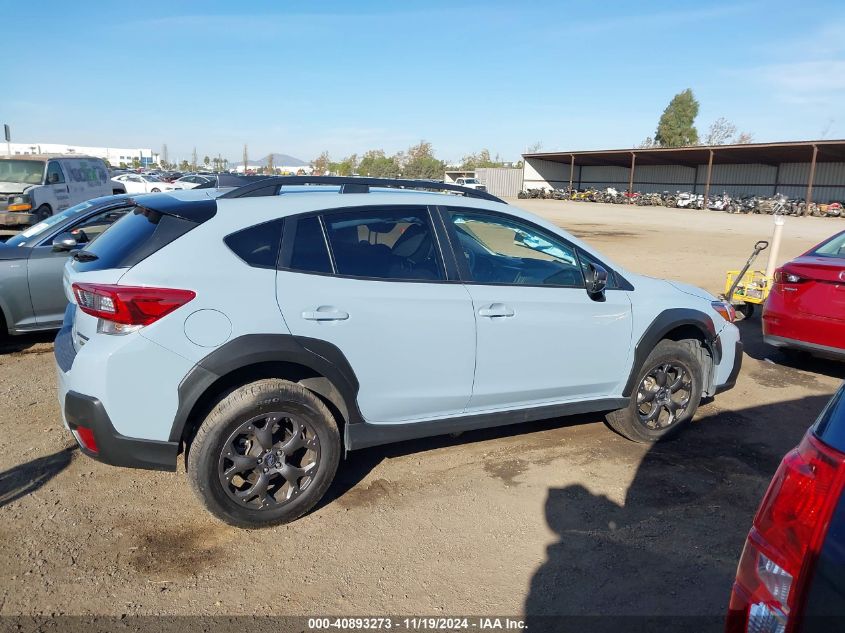 2022 Subaru Crosstrek Sport VIN: JF2GTHRC3NH214234 Lot: 40893273