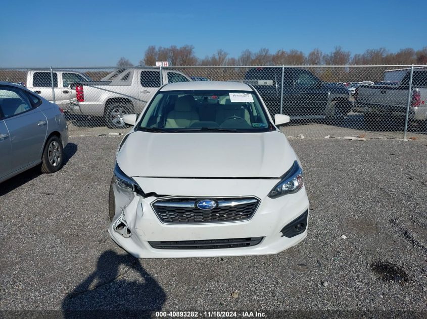 2019 Subaru Impreza 2.0I Premium VIN: 4S3GKAC64K3619877 Lot: 40893282