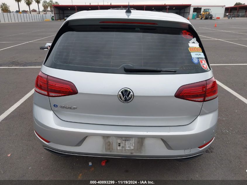 2019 Volkswagen E-Golf Se VIN: WVWKR7AU8KW913873 Lot: 40893299