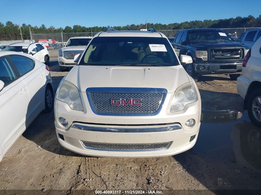 2012 GMC Acadia Denali VIN: 1GKKRTED4CJ390552 Lot: 40893317