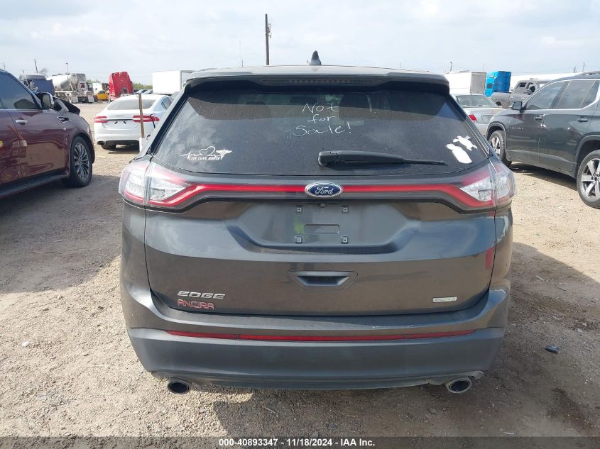 2017 Ford Edge Se VIN: 2FMPK3G98HBB88657 Lot: 40893347