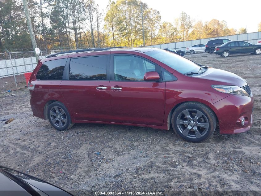 2017 Toyota Sienna Se 8 Passenger VIN: 5TDXZ3DC2HS852854 Lot: 40893364