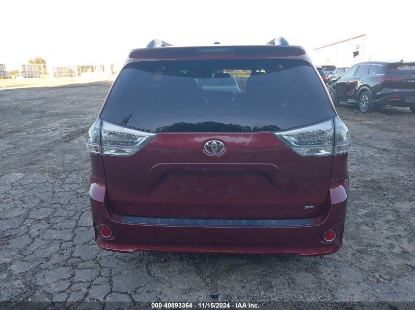 2017 Toyota Sienna Se 8 Passenger VIN: 5TDXZ3DC2HS852854 Lot: 40893364