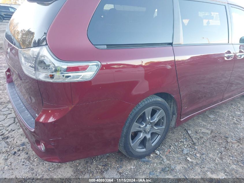 2017 Toyota Sienna Se 8 Passenger VIN: 5TDXZ3DC2HS852854 Lot: 40893364