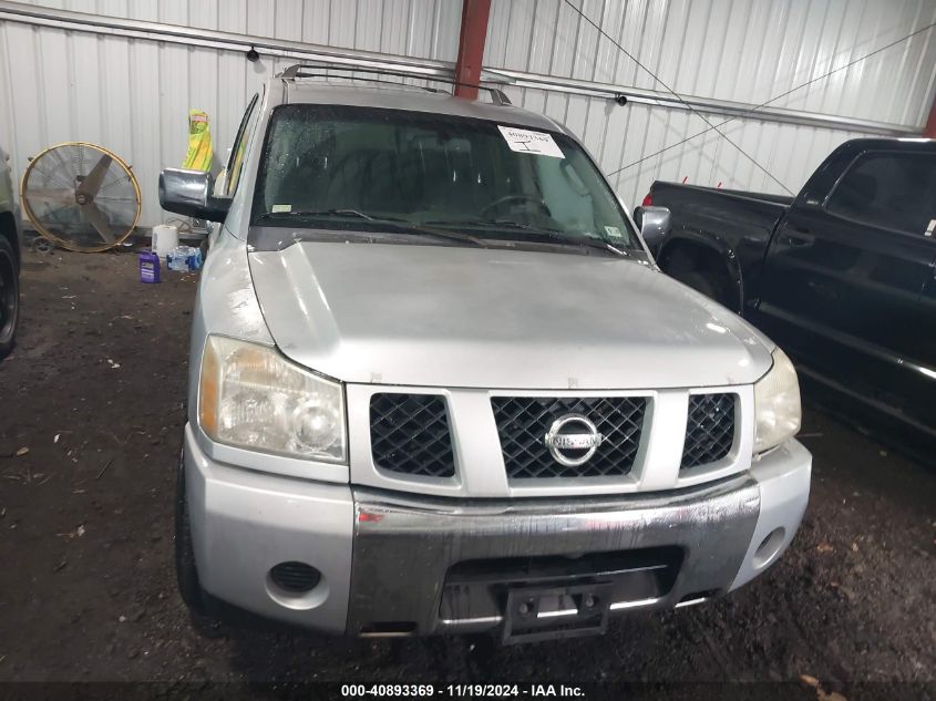 2006 Nissan Armada Se VIN: 5N1AA08A26N740204 Lot: 40893369