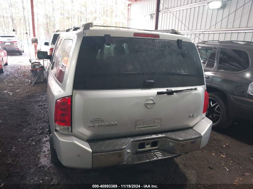 2006 Nissan Armada Se VIN: 5N1AA08A26N740204 Lot: 40893369