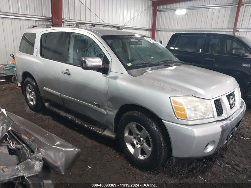 2006 Nissan Armada Se VIN: 5N1AA08A26N740204 Lot: 40893369