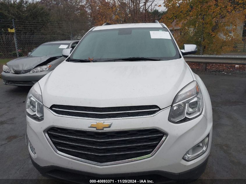 2016 Chevrolet Equinox Ltz VIN: 2GNALDEK7G6343491 Lot: 40893371