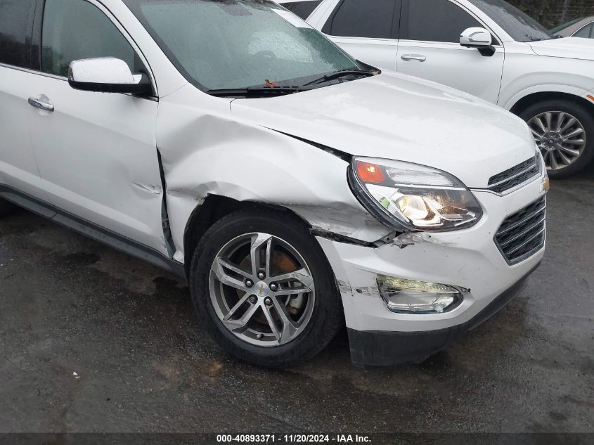 2016 Chevrolet Equinox Ltz VIN: 2GNALDEK7G6343491 Lot: 40893371