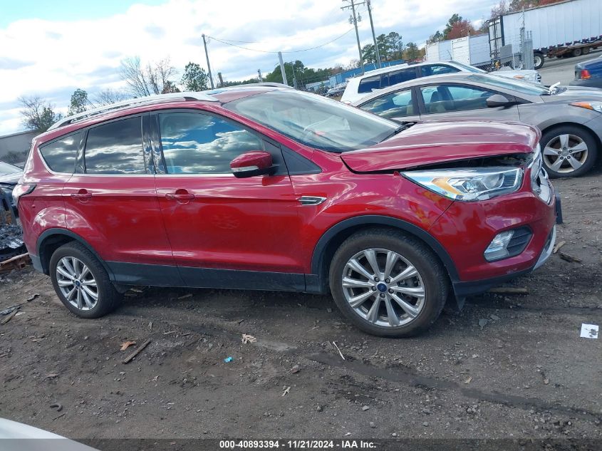 2017 Ford Escape Titanium VIN: 1FMCU9J93HUC44454 Lot: 40893394