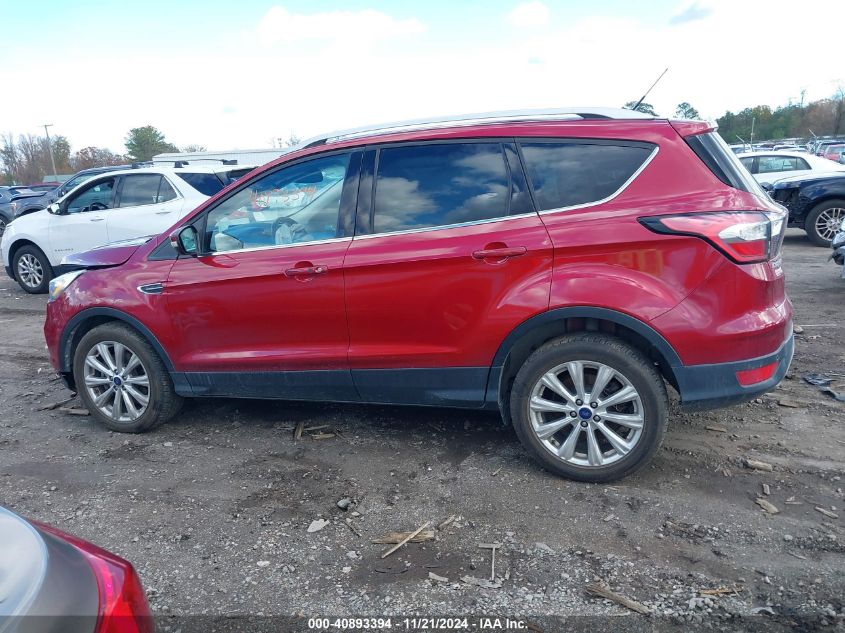 2017 FORD ESCAPE TITANIUM - 1FMCU9J93HUC44454