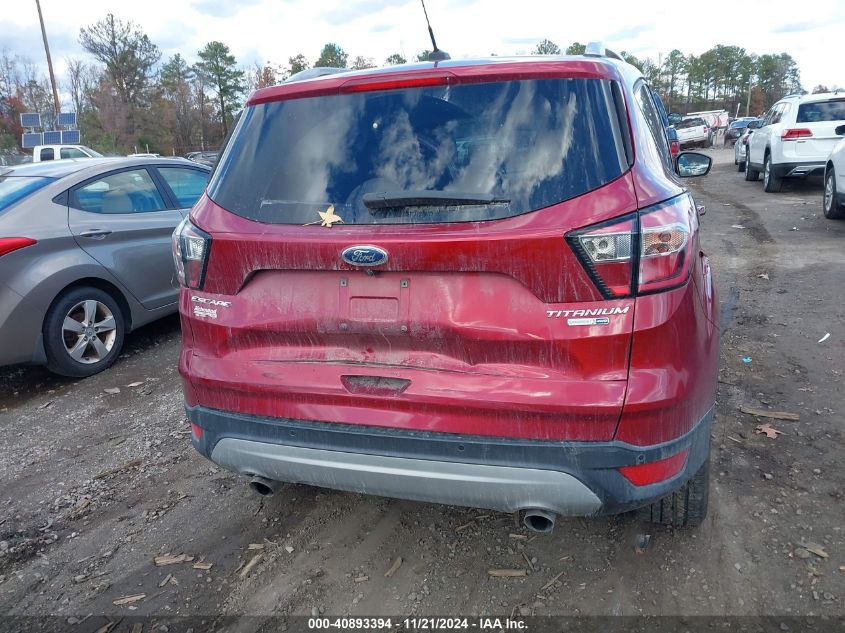 2017 FORD ESCAPE TITANIUM - 1FMCU9J93HUC44454