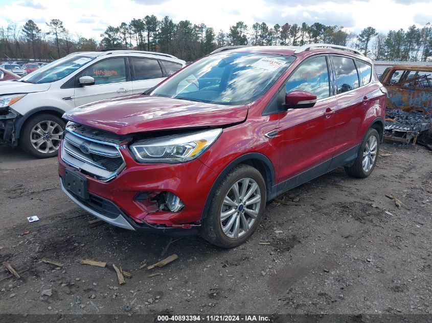 2017 Ford Escape Titanium VIN: 1FMCU9J93HUC44454 Lot: 40893394