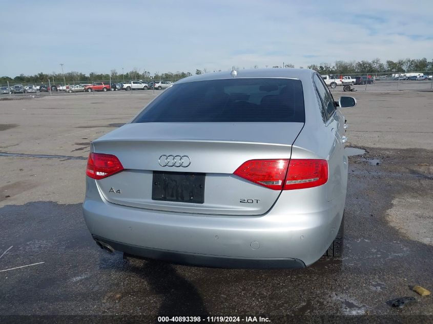 2011 Audi A4 2.0T Premium VIN: WAUEFAFL1BN005559 Lot: 40893398