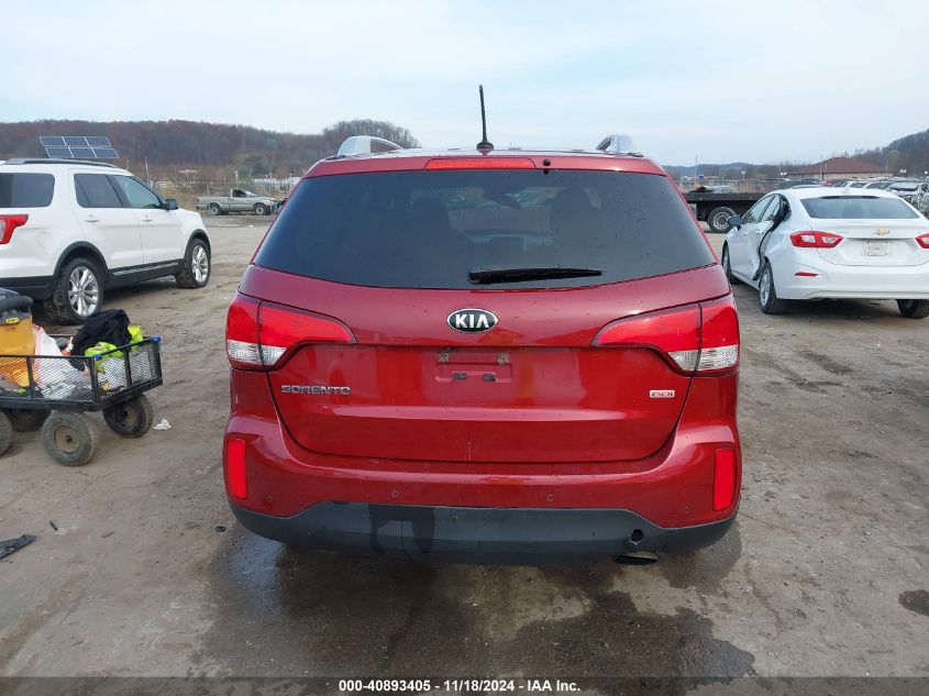 2015 Kia Sorento Lx VIN: 5XYKTCA60FG631998 Lot: 40893405