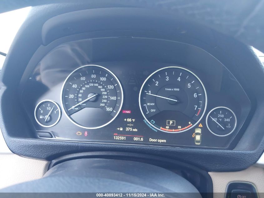 2012 BMW 328I VIN: WBA3A5C59CF349803 Lot: 40893412