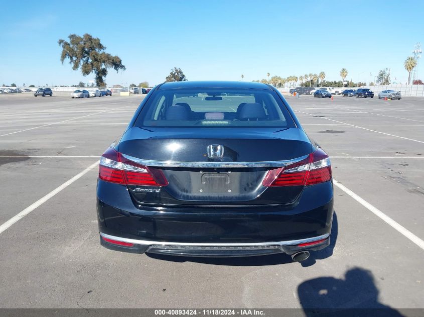 2016 Honda Accord Lx VIN: 1HGCR2F38GA039280 Lot: 40893424