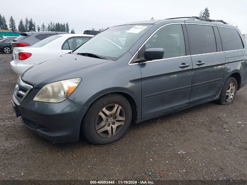 2006 Honda Odyssey Ex-L VIN: 5FNRL38706B447021 Lot: 40893445