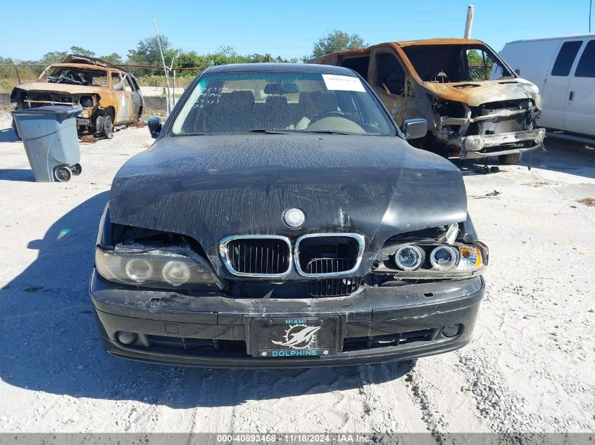 2002 BMW 525Ia VIN: WBADT43482GZ99960 Lot: 40893458